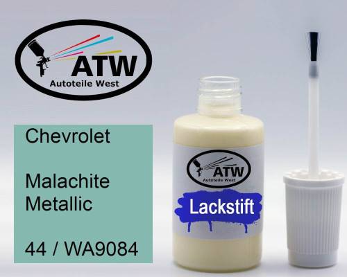 Chevrolet, Malachite Metallic, 44 / WA9084: 20ml Lackstift, von ATW Autoteile West.